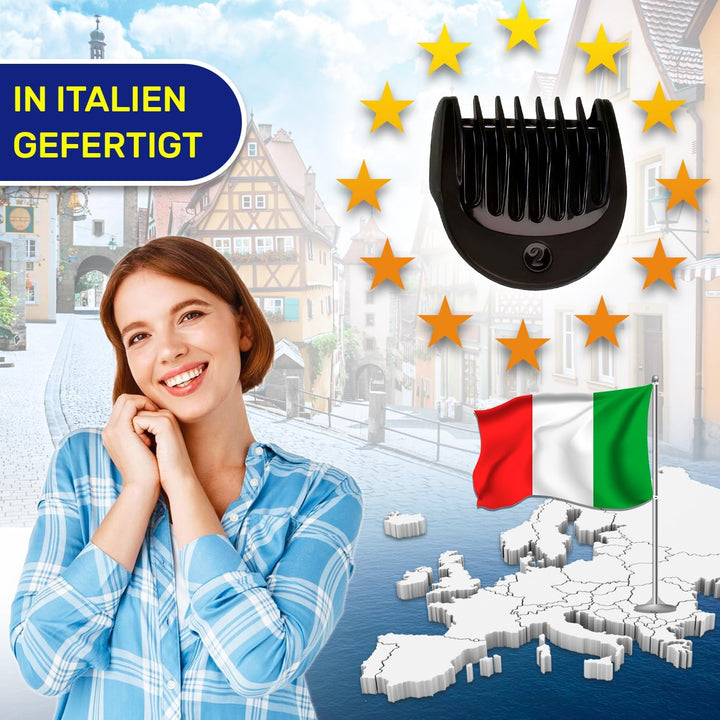 Aufsätze für Haarschneidemaschine 2 mm mit dem Originalcode 81695625 für Braun - MADE IN ITALY - MON