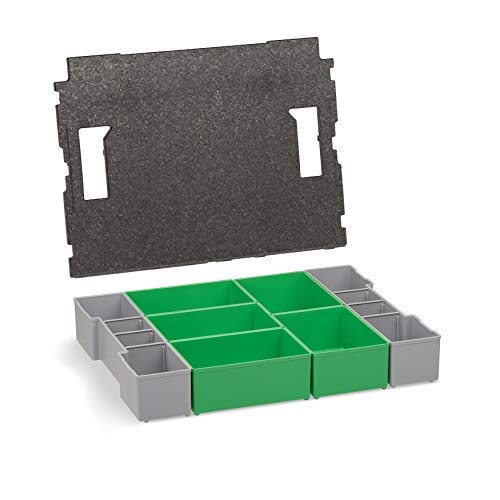L-BOXX 102 Insetboxen-Set Bosch Sortimo | D3 Einsätze mit Deckenpolster | Erstklassige Sortierboxen
