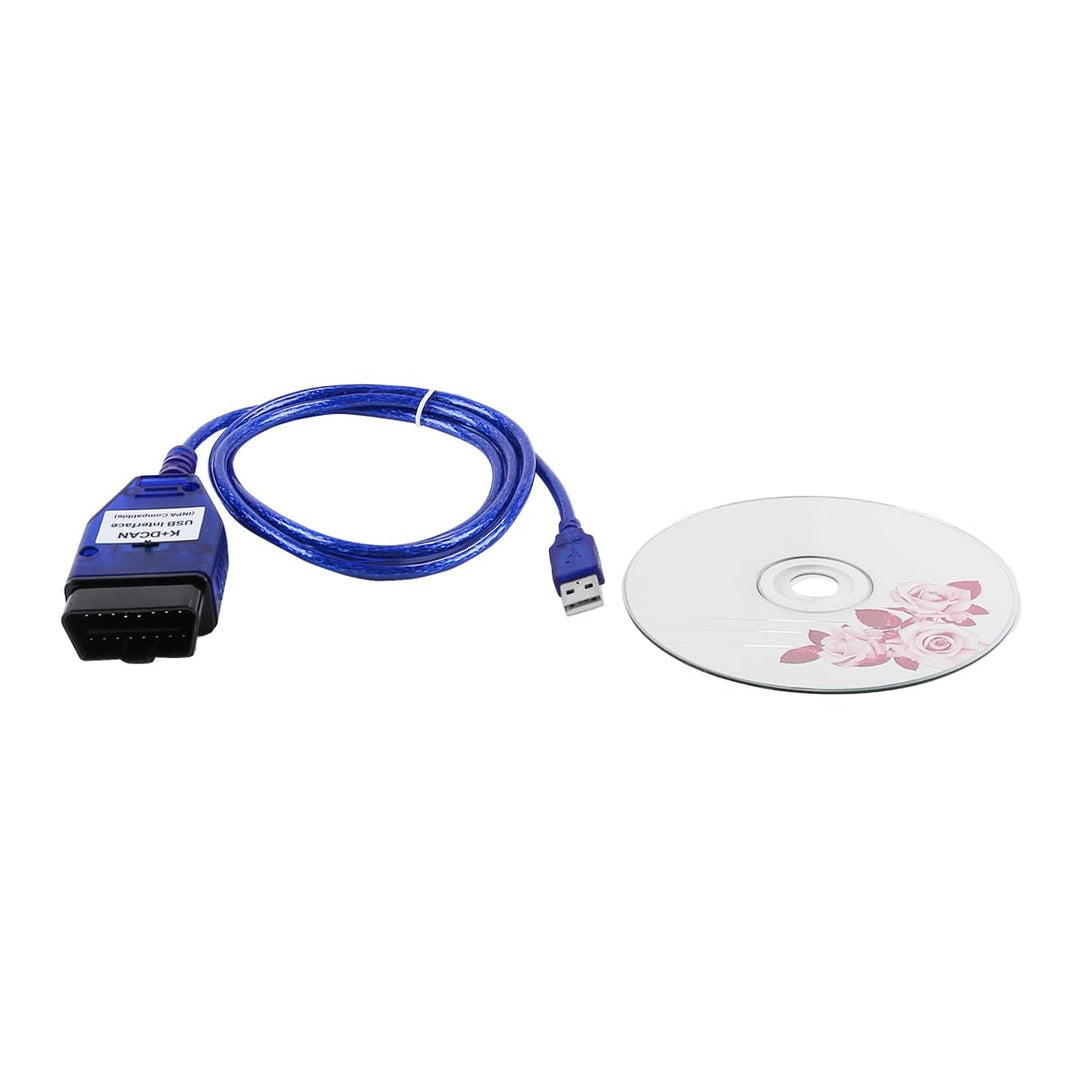 Namvo K+Dcan USB-Kabel mit Schalter für Chassis-Diagnosetool der E-Serie, OBD2-Kabel,kompatible Fehl