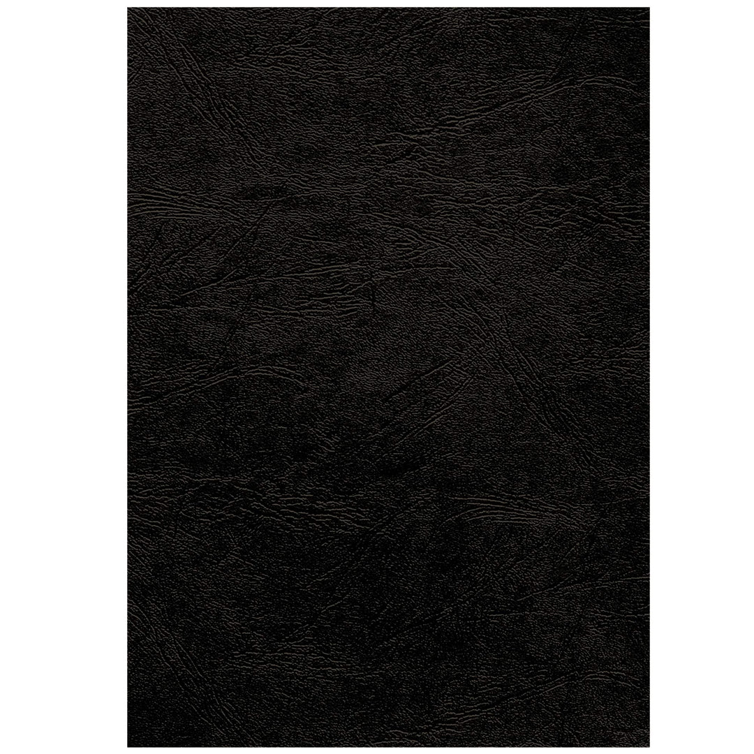 Fellowes Präsentationsdeckblätter Delta (Lederstruktur), 250g/m², schwarz A3 100 Stück schwarz, A3 1