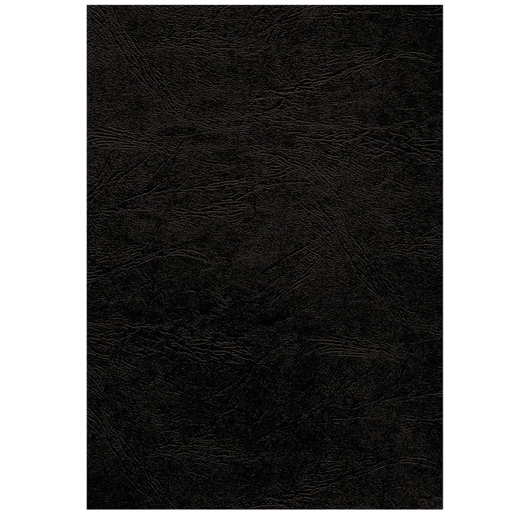 Fellowes Präsentationsdeckblätter Delta (Lederstruktur), 250g/m², schwarz A3 100 Stück schwarz, A3 1