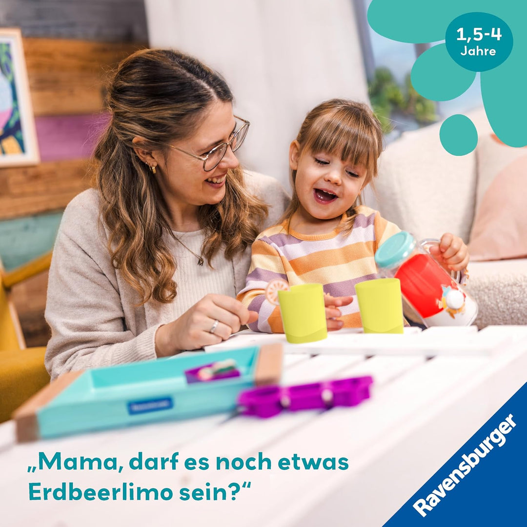Ravensburger 12034066 Play+ Getränke-Spiel-Set: Cool Drinks, Pretend Play Set, Spielzeug ab 18 Monat