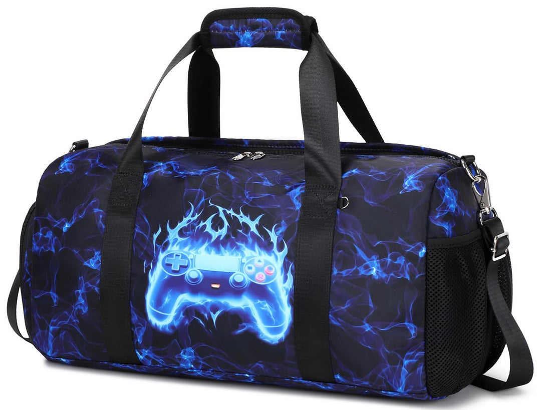 Sporttasche Kinder Jungen Reisetasche Trainingstasche Turntasche Klein Schwimmtasche Kinder mit Schu