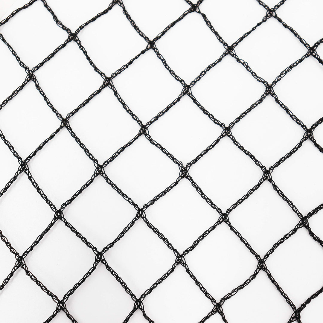 Aquagart® Teichnetz 20m x 4m Vogelschutz 20mm x 20mm Maschenweite I Pool Laubnetz schwarz I Obstbaum