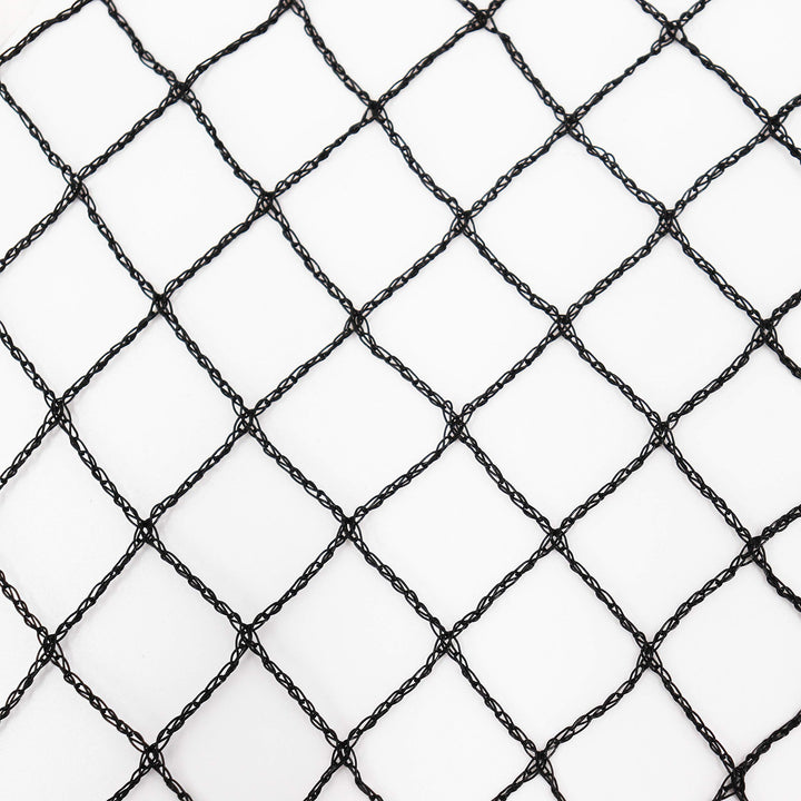 Aquagart® Teichnetz 20m x 4m Vogelschutz 20mm x 20mm Maschenweite I Pool Laubnetz schwarz I Obstbaum