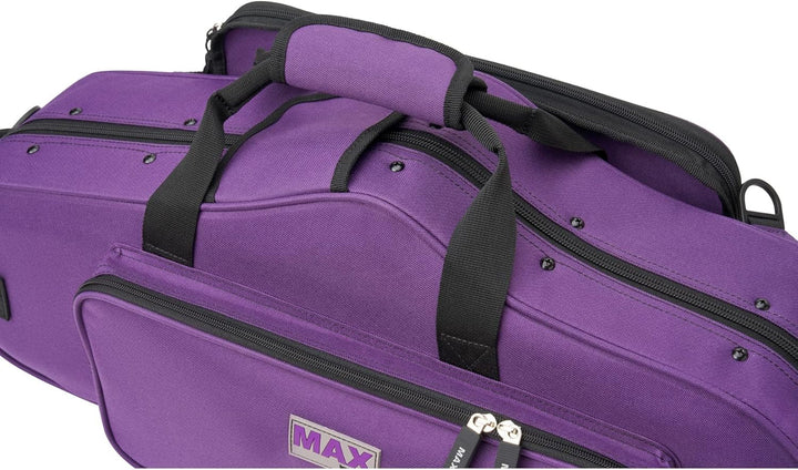 ProTec Max MX304CTPR Altsaxophonkoffer, Lila Schlankes Profil violett, Schlankes Profil violett