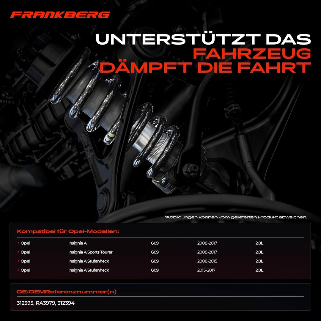 2x Federn Fahrwerksfeder Vorne für Insignia A Schrägheck Insignia A Sports Tourer Insignia A Stufenh