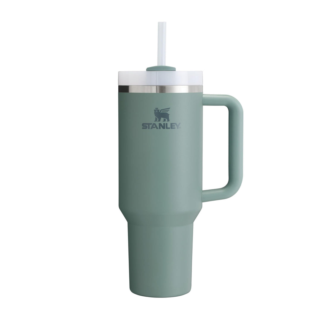 Stanley Quencher H2.0 FlowState Trinkflasche mit Strohhalm 1.2L - Thermobecher Kühlt 11 Stunden - 48