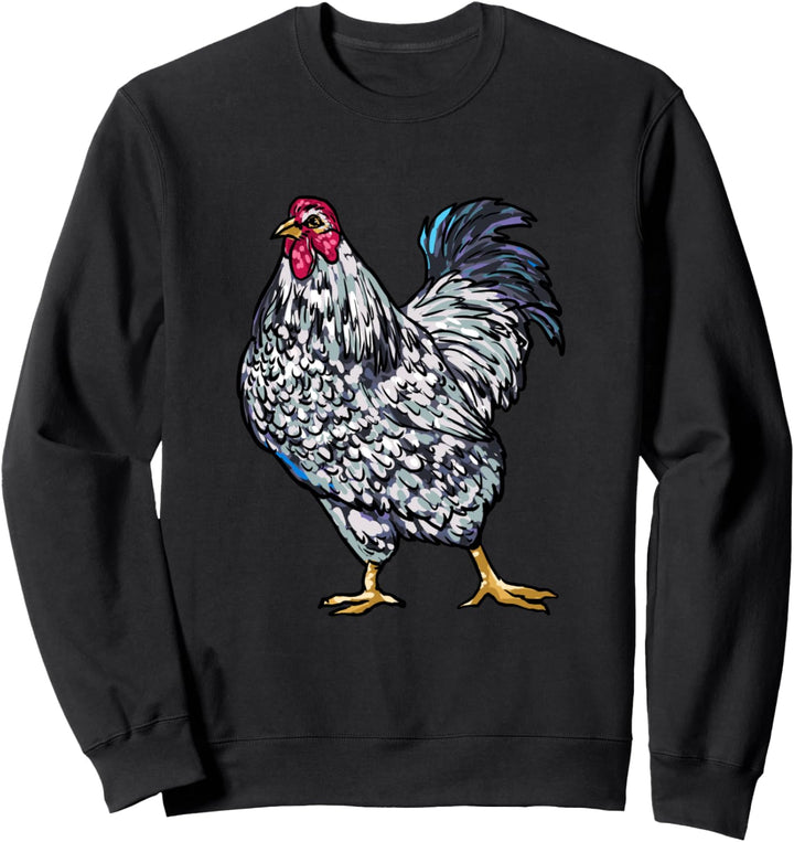 Wyandotten Hühner Hühnerart Bauer Landwirt Huhn Hahn Sweatshirt