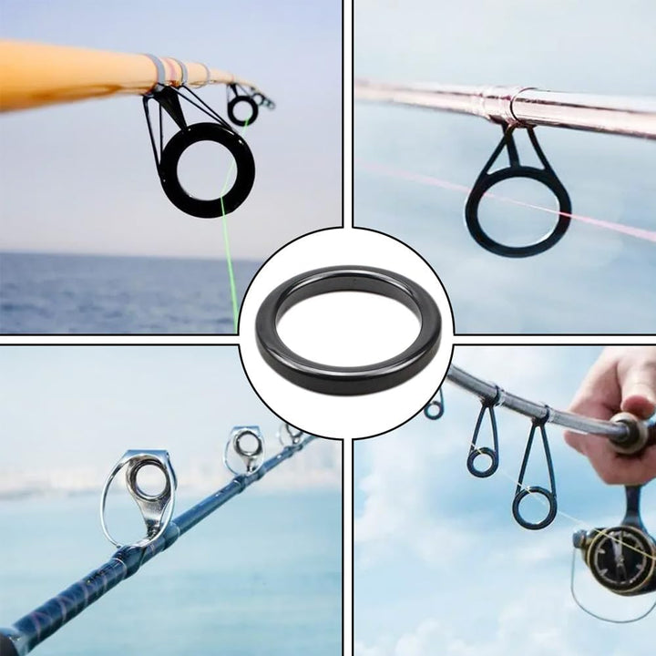 Angelrute Keramik Führungen Ringe, 160 Stück 11 Grössen Spitze Reparatur Kit Angelrute Auge Zubehör