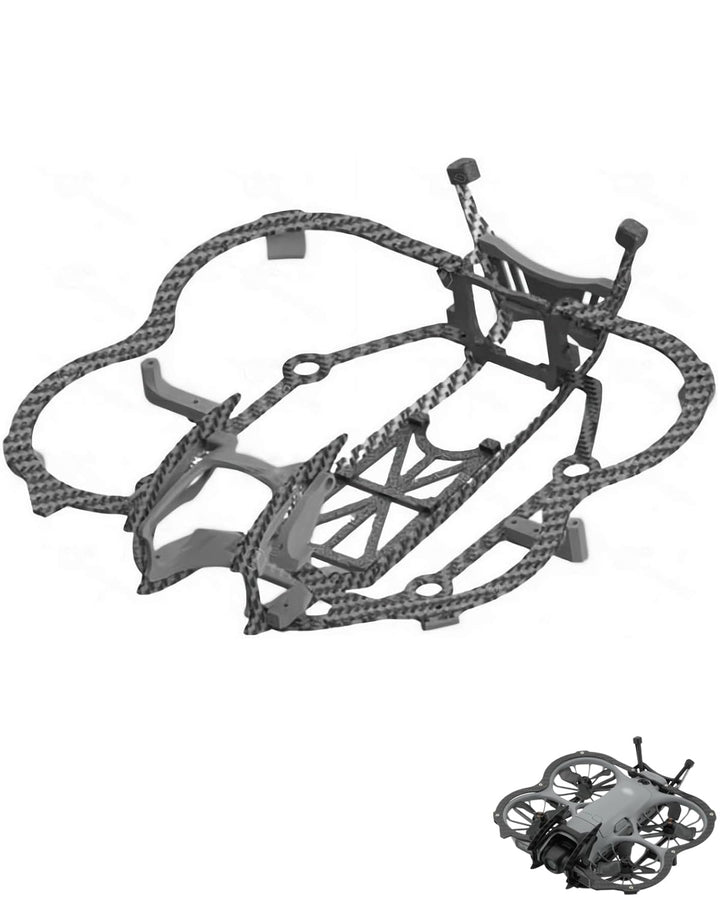 Carbon Fiber Armor Protection Kit Kompatibel mit DJI Neo 2 - Leichte, stossfeste Abdeckung mit Gimba