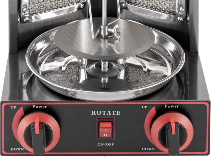 Dönergrill,Hähnchengril,Vertikalgrill,360 Gaskochmaschine Spinnen Grill,Vertikale Broiler,Kebab Gyro