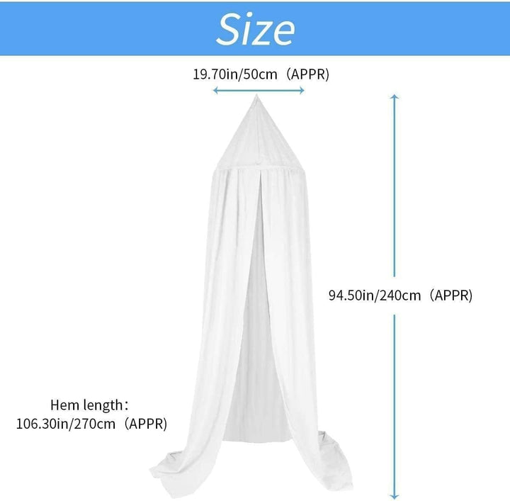 Baby Baldachin Betthimmel Chiffon Hängende Rund Moskitonetz für Babys Bett, Spielzelte, Kinderzimmer