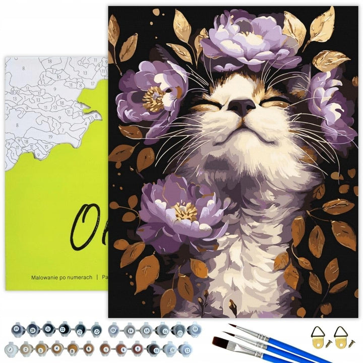 Oh Art! Malen Nach Zahlen Erwachsene Paint By Numbers Adult Set Mit 3 Pinseln Acrylfarben Und Leinwa