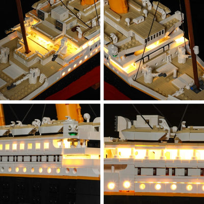 LIGHTAILING LED-Beleuchtungsset für Lego 10294 Titanic - Kompatibel mit Lego Creator Expert 10294 Ba