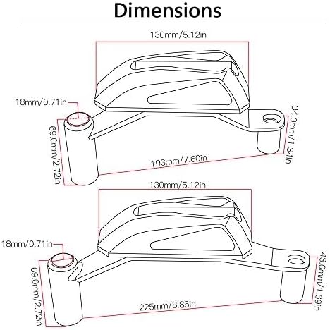 Z900 Motorräder Sturzschutz Sturzpads Crashpads Frame Sliders für Z900 2016 2017 2018 2019 2020 2021