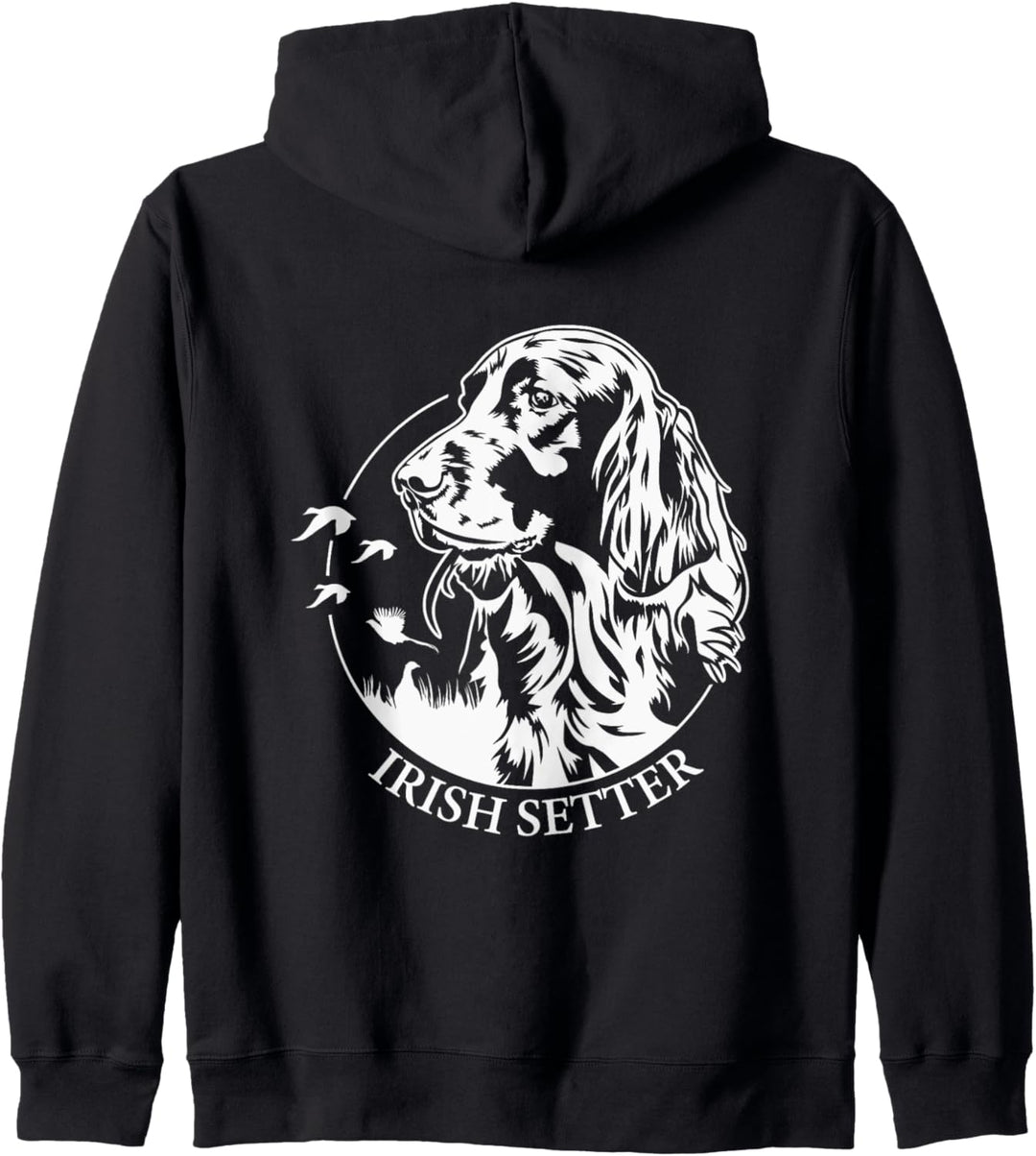 Irish Setter Portrait Hund Hundeportrait Jagdhunde Hunde Kapuzenjacke