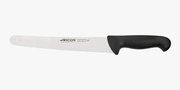 Arcos Konditormesser aus Nitrum Edelstahl mit 250 mm Klinge - Ergonomischer Griff aus Polypropylen,