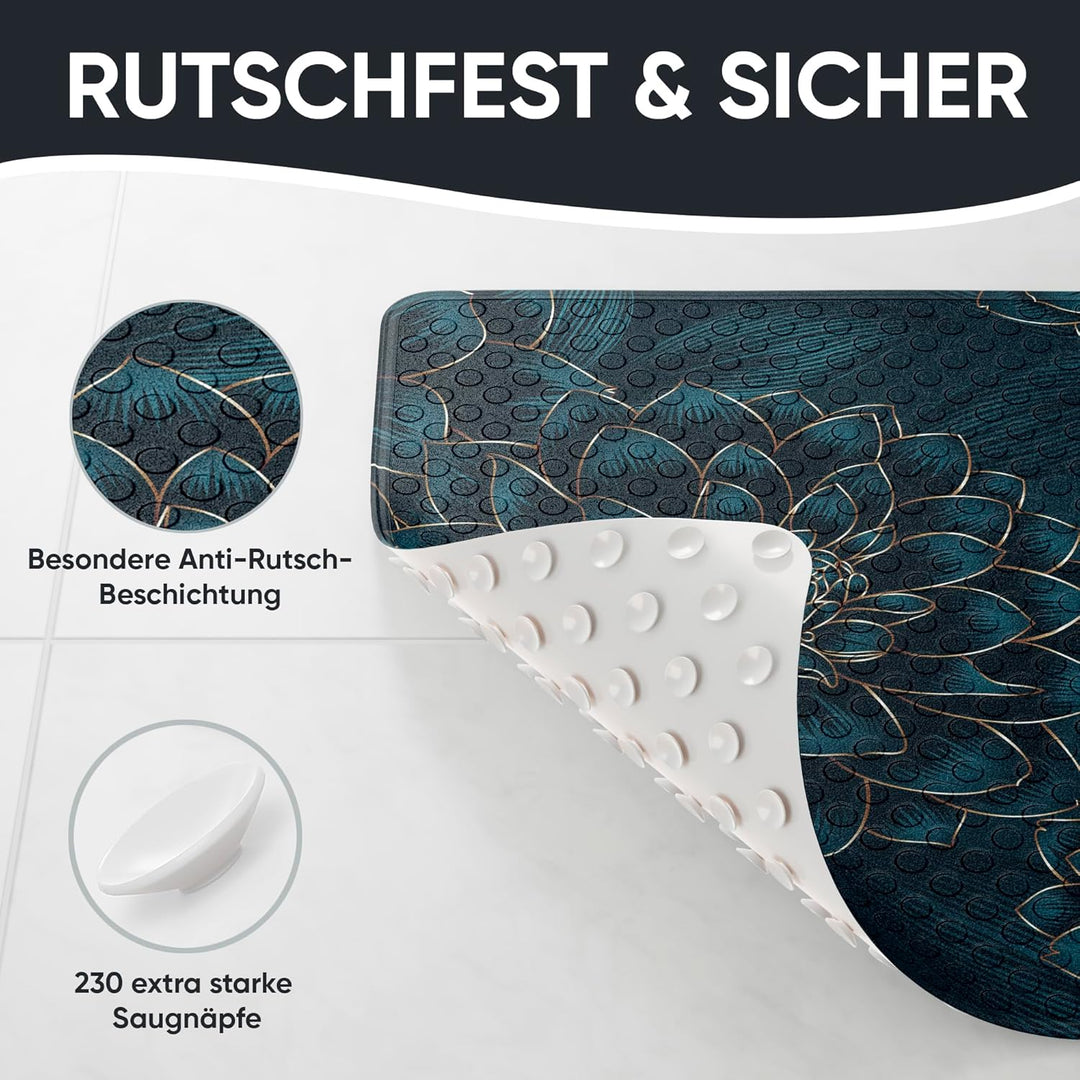 Sanilo Badematte 53 x 53 cm, rutschfeste Duschmatte für Dusche und Badewanne, Antirutschmatte maschi