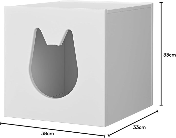 IKEA KALLAX Katzenhaus 33x33cm weiss