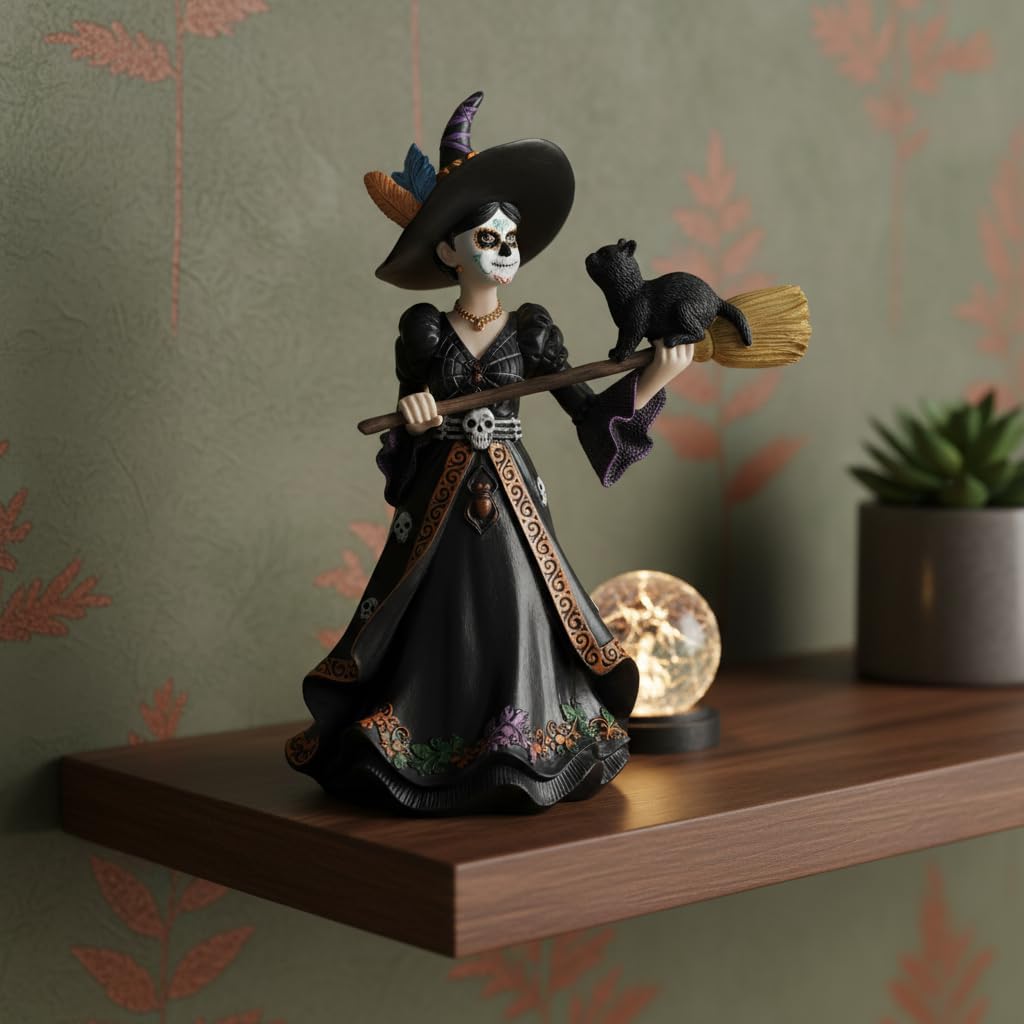 Comfy Hour Fairyland Collection 20,3 cm Hexe aus dem Tag der Toten, La Calavera Catrina, Día de Muer