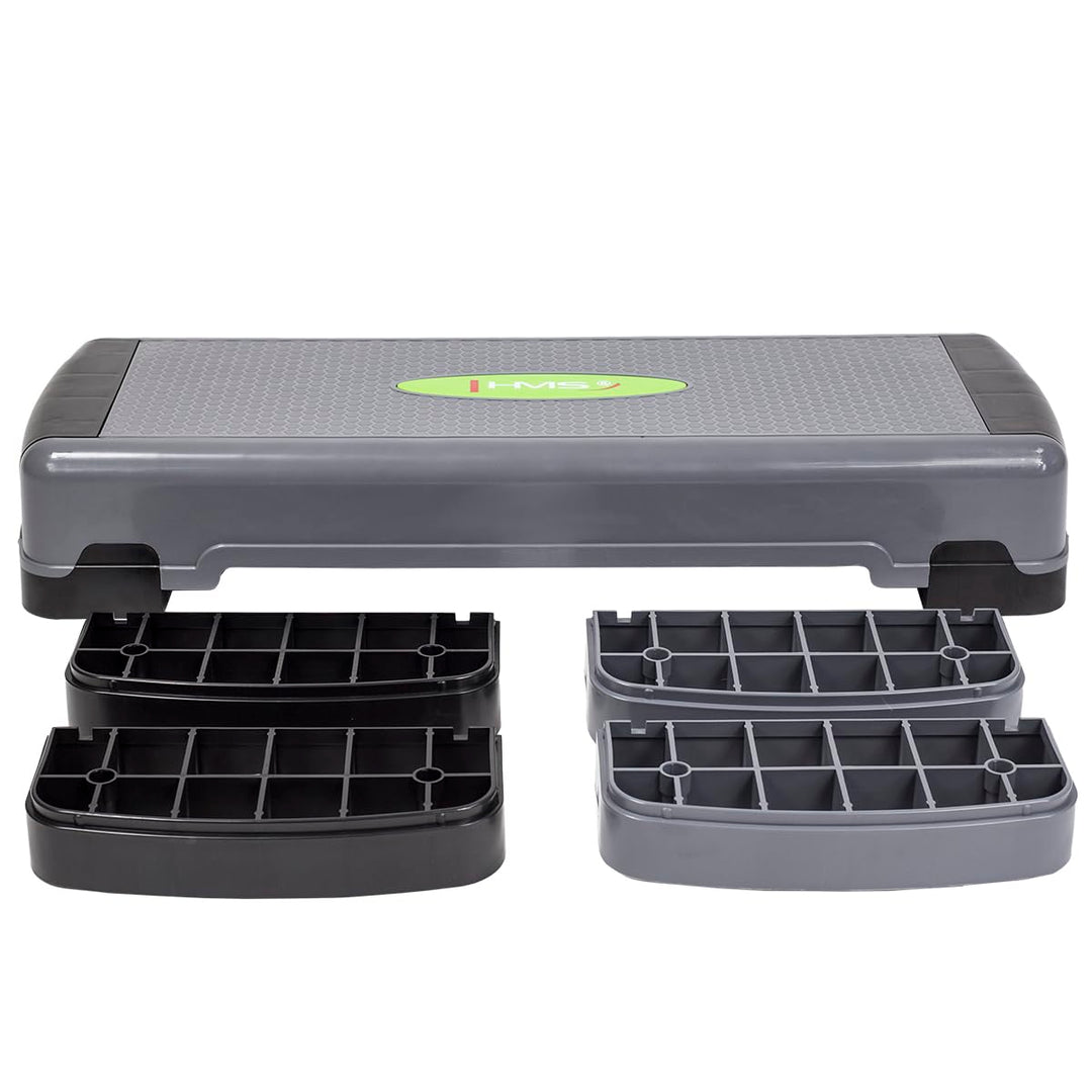 HMS Unisex Aerobic Step, grau, One Size, 17-44-016 5907695508291