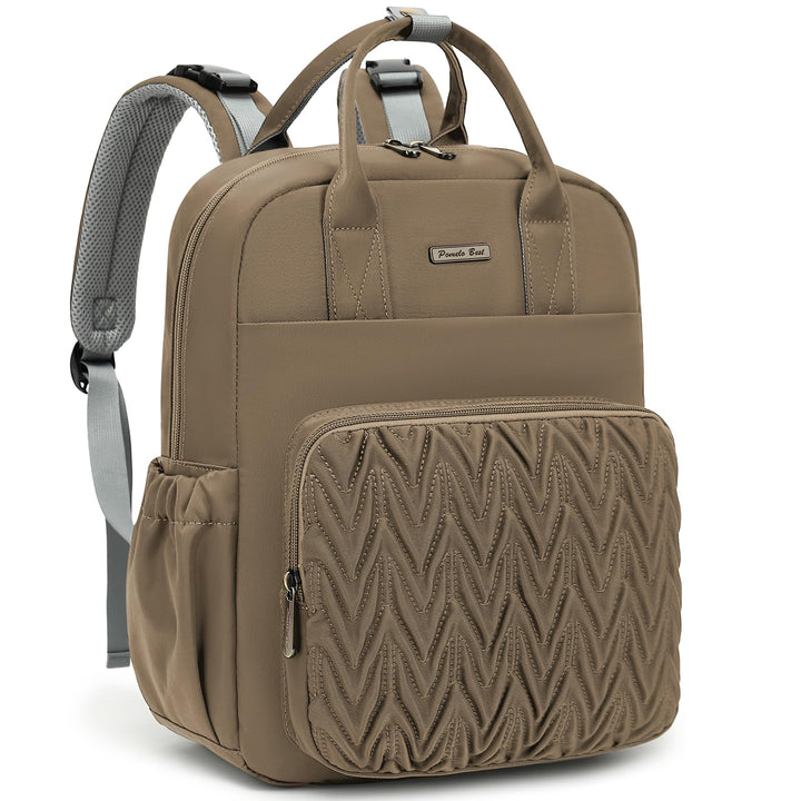 Pomelo Best Wickelrucksack Mittelgross Stylischer Wickeltasche Rucksack Baby Tasche mit Wickelunterl
