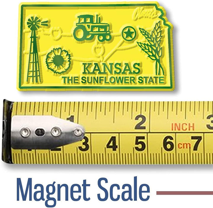 Complete State Map Magnet Collection by Classic Magnets Weiss/Opulenter Garten, Weiss/Opulenter Gart