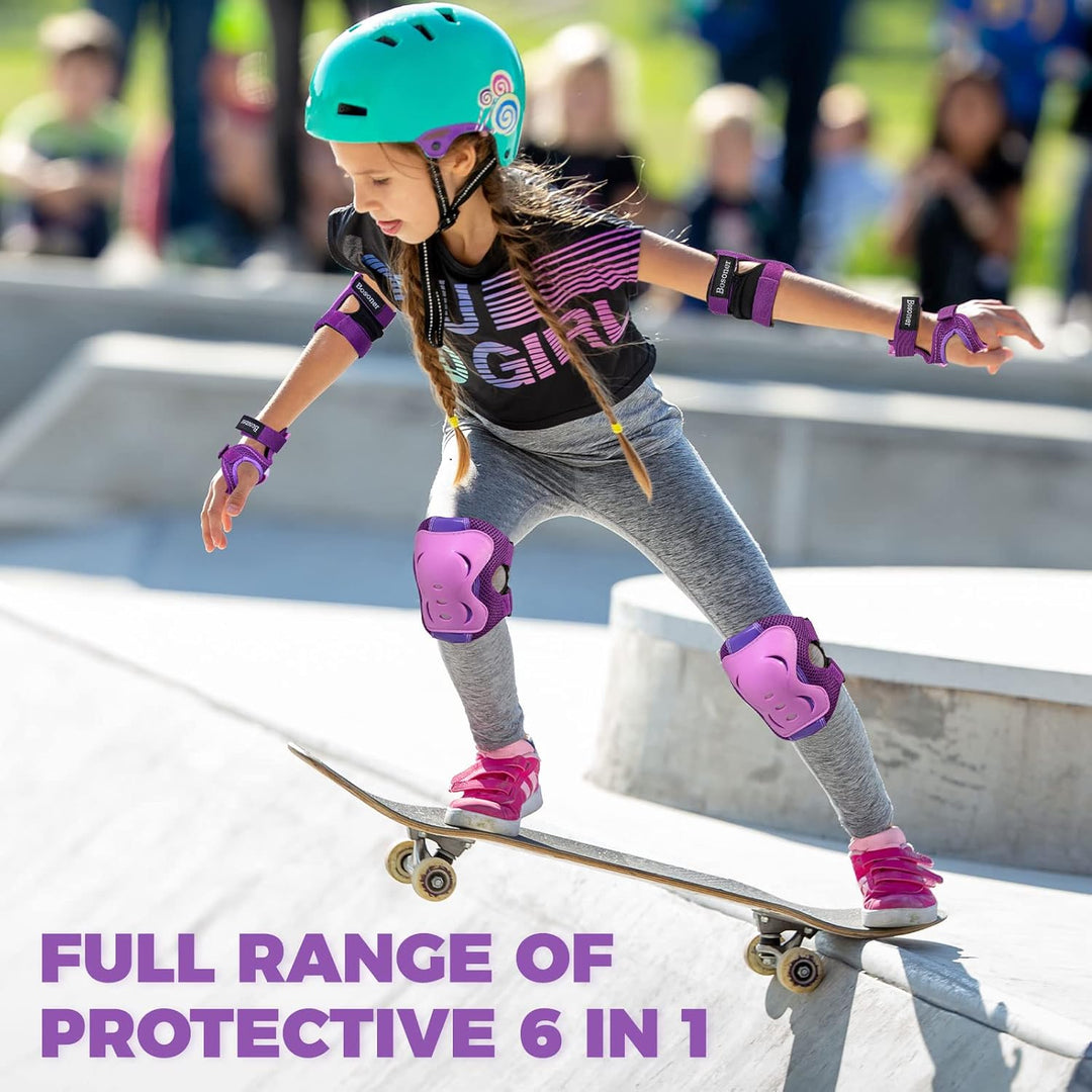 BOSONER Knieschoner Kinder Schoner Inliner Protektoren Schützer Inline Skates Knie Und Ellenbogensch