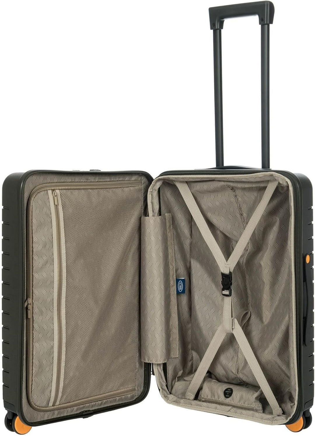 BRIC'S - Mittelgrosser Erweiterbarer Hartschalen-Trolley Ulisse B Y Bric's, Olive, 43x65x26 cm, Oliv