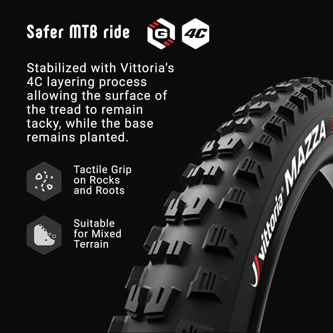 vittoria Mazza TNT G2.0 Trail Faltreifen // 60-584 (27,5x2,40') Mehrfarbig, Mehrfarbig