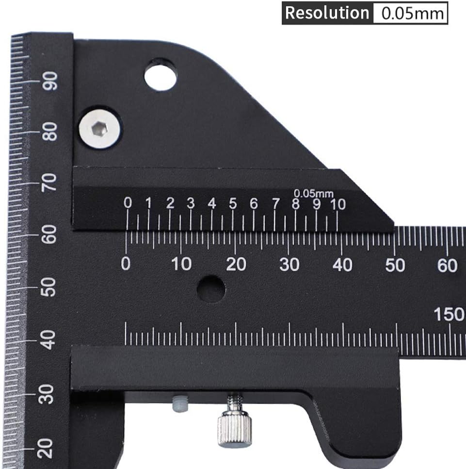 Holzbearbeitungsschreiber - Markierung T-förmiges Lineal Holzbearbeitungsschreiber DIY-Werkzeug Alum