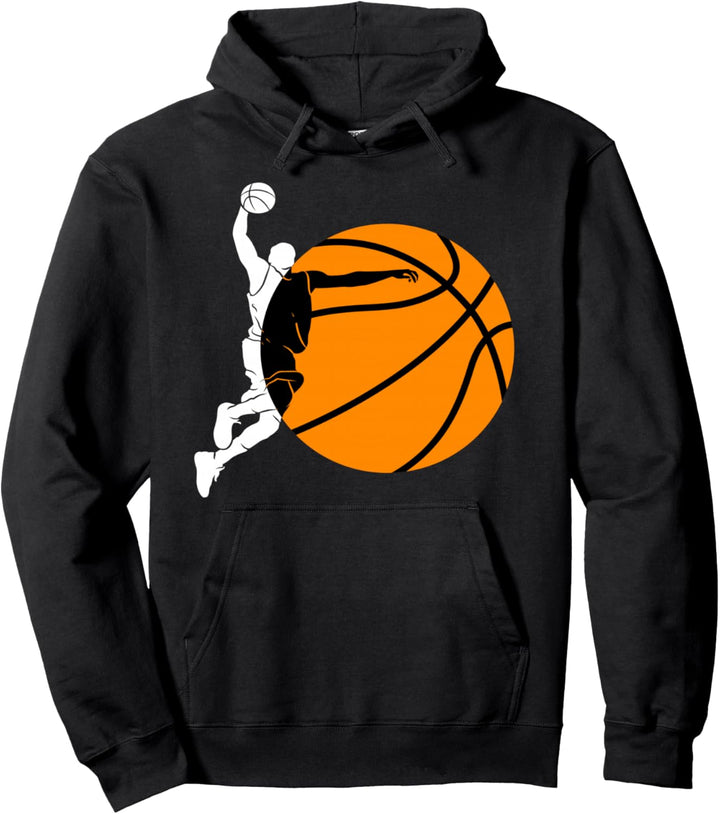 Basketball Spieler Dunking Basketballer Basketball Spielen Pullover Hoodie
