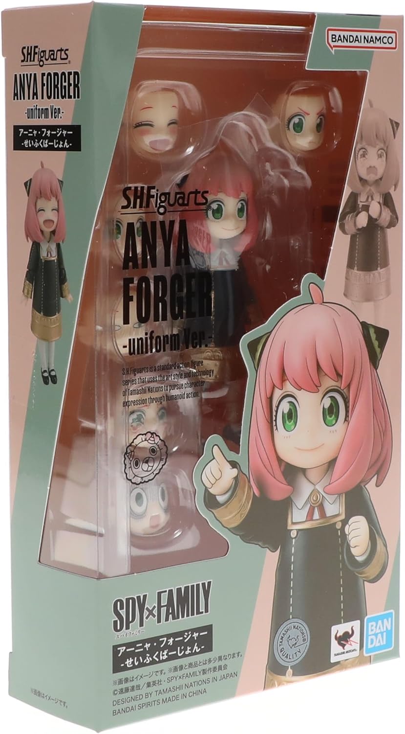 BANDAI Tamashi Nations – Spy x Family – Anya Forger (Uniform Version), Spirits S.H.Figuarts Anya For