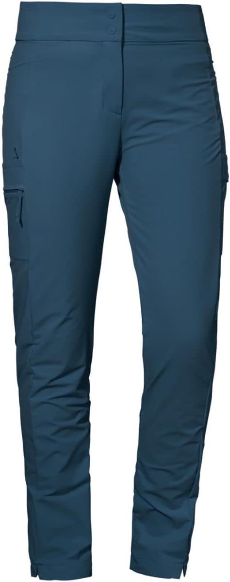 Schöffel Damen Tight Teisenberg L, Wasserabweisende, leichte Sommerhose, robuste Outdoor Hosen mit h