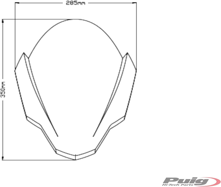 Puig 20794H Z-Racing Scheibe Getönt, Getönt