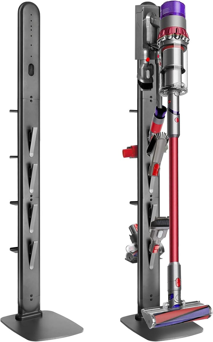 Ständer kompatibel mit Dyson G5 V15 V12 V11 V10 V8 V7 V6,Metall Halterung mit 4 Haken & 4 Regale für
