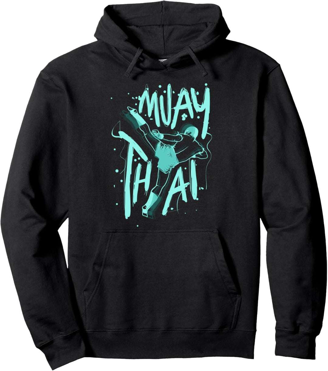 Muay Thai Thailändisch Thai-Boxen MMA Geschenk Pullover Hoodie