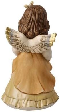 Goebel Weihnachtsdekoration Engelsfigur aus Porzellan hergestellt, Masse: 14.5 cm x 8.5 cm x 7.5 cm,