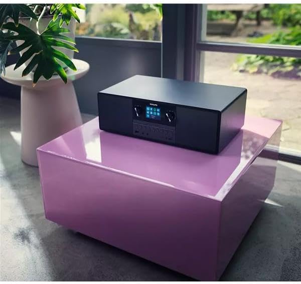 Philips M6805/10 Mini Stereoanlage mit CD und Bluetooth (Internet Radio DAB+/UKW, USB, Spotify Conne
