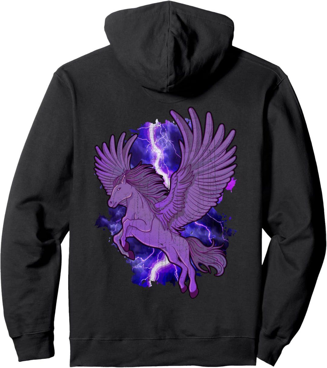 Dunkler Pegasus Pullover Hoodie