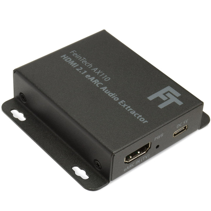 FeinTech AX110 HDMI 2.1 eARC Audio Extractor Konverter für Fernseher mit HDMI-eARC Extractor mit HDM
