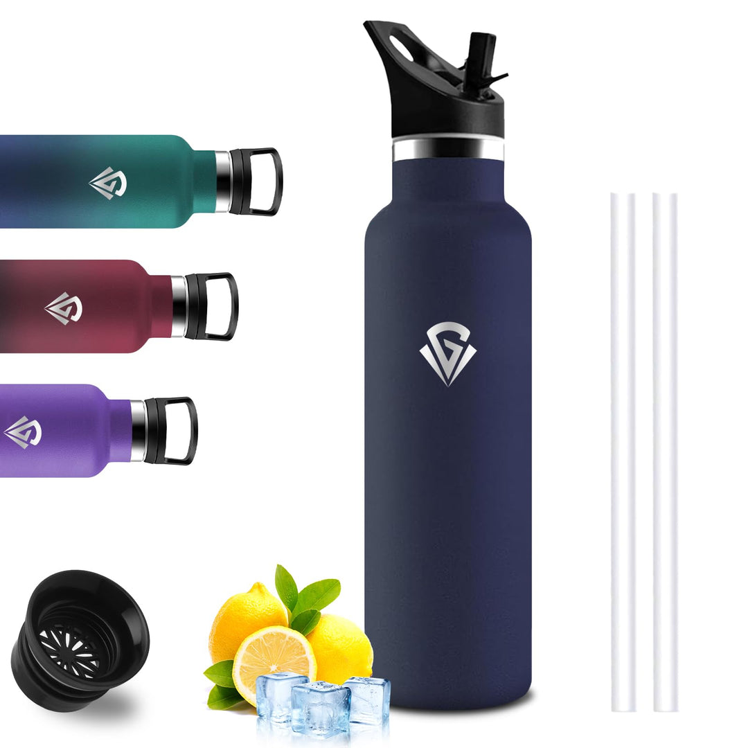 Thermosflasche- 750ml- Trinkflasche Edelstahl- Trinkflasche Sport- Wasserflasche Doppelwandig- Wasse