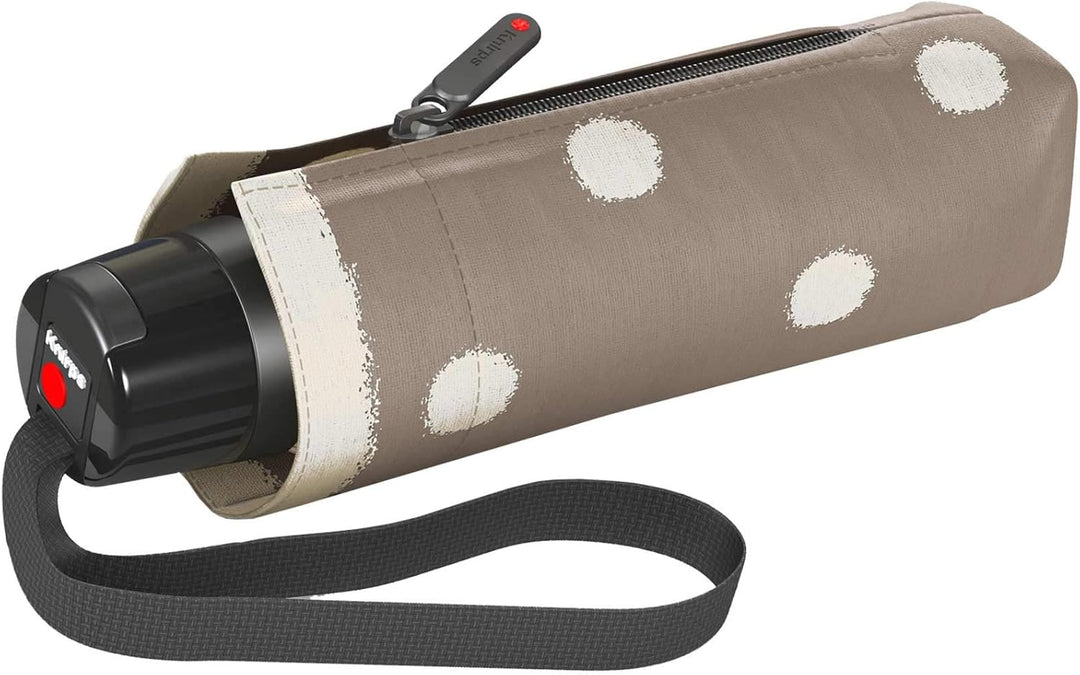 Knirps Taschenschirm T.010 Manual Dot Art – Sehr leicht – Klein und kompakt – Sturmfest – Windproof