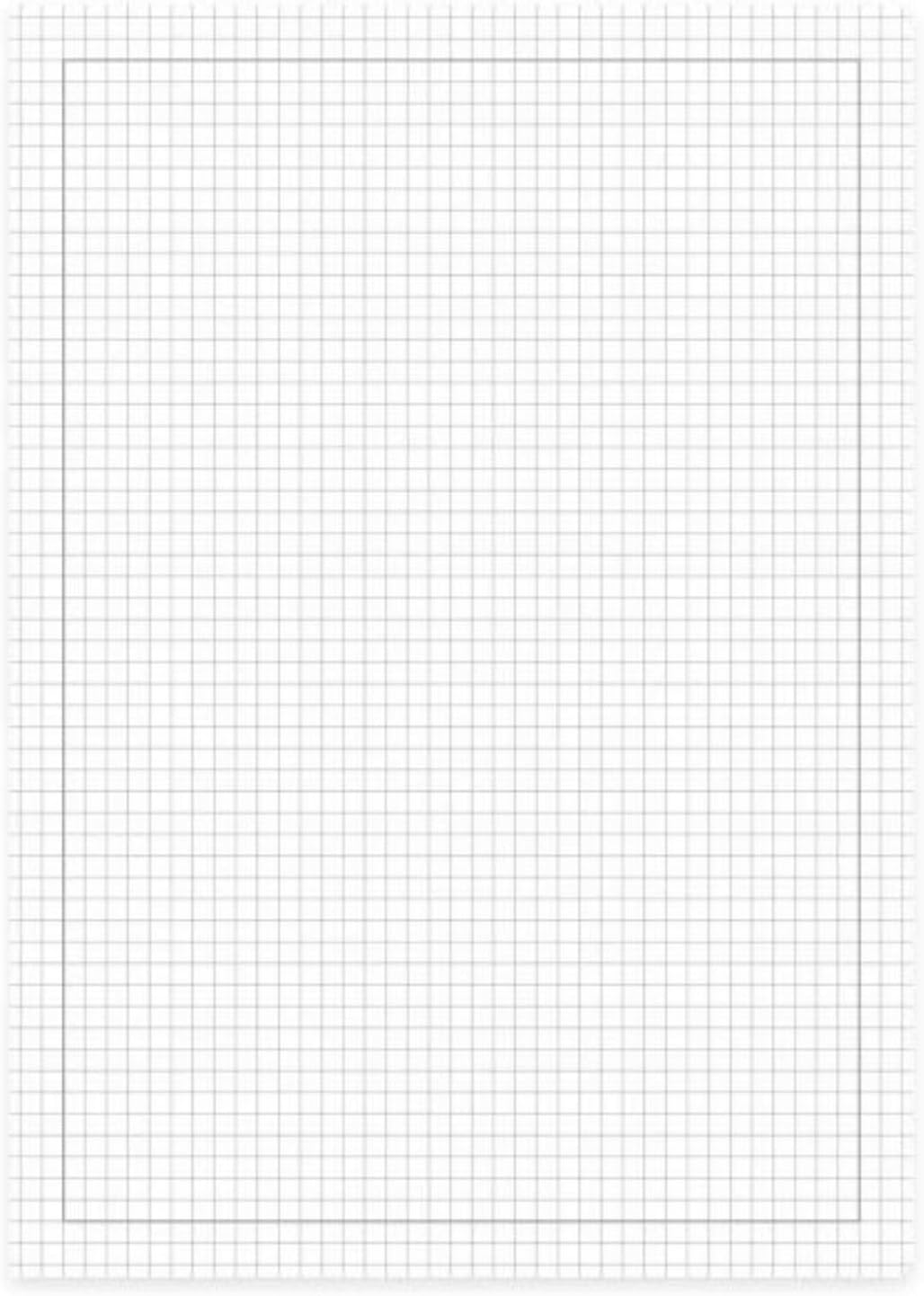Staufen premio Schulhefte - 5 Hefte je 32 Blatt, Lineatur 40, DIN A4, 90 g/m², kariert 5 mm Lineatur