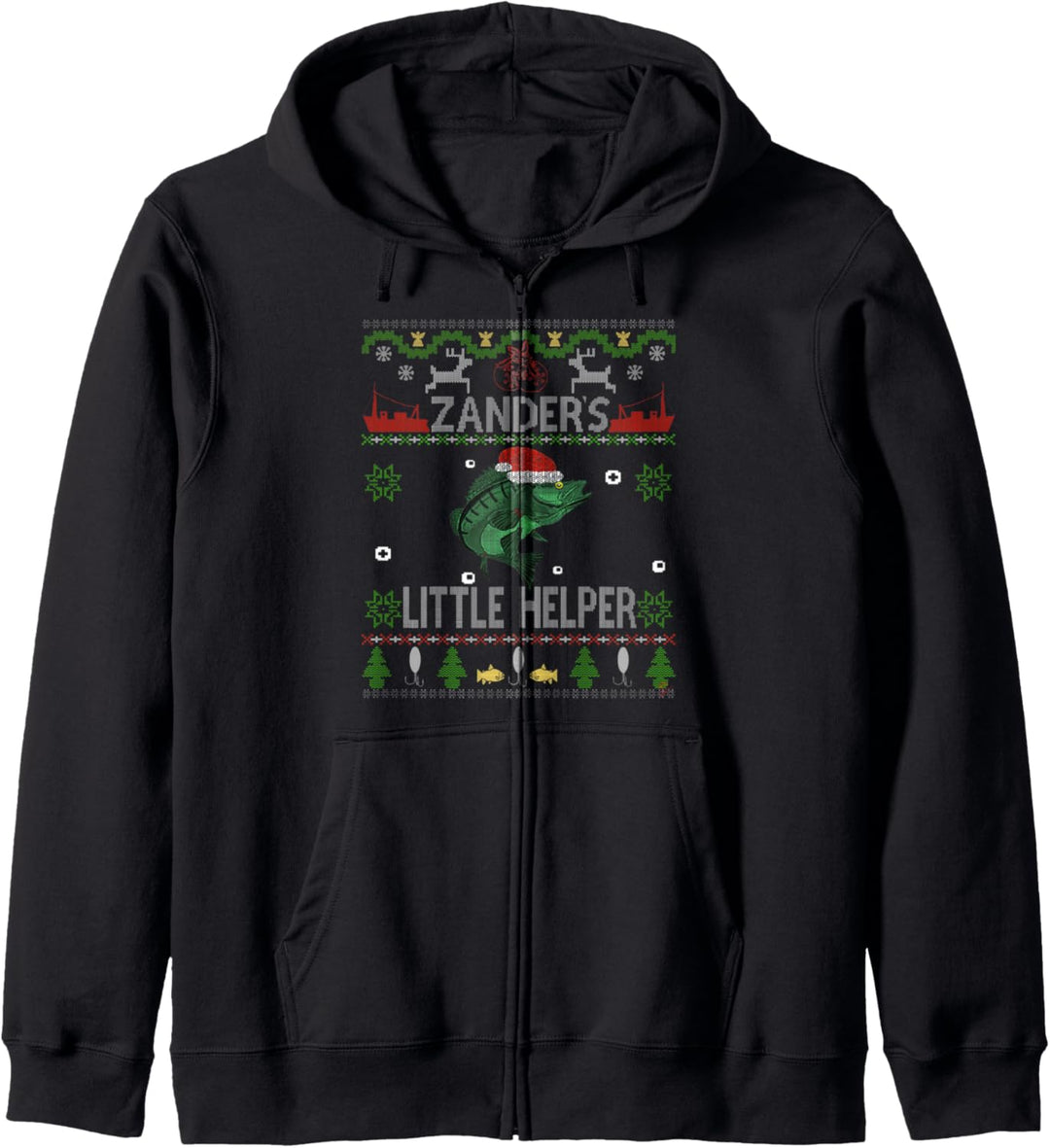 Zander Claus Pullover Zander´s little helper Weihnachts Kapuzenjacke