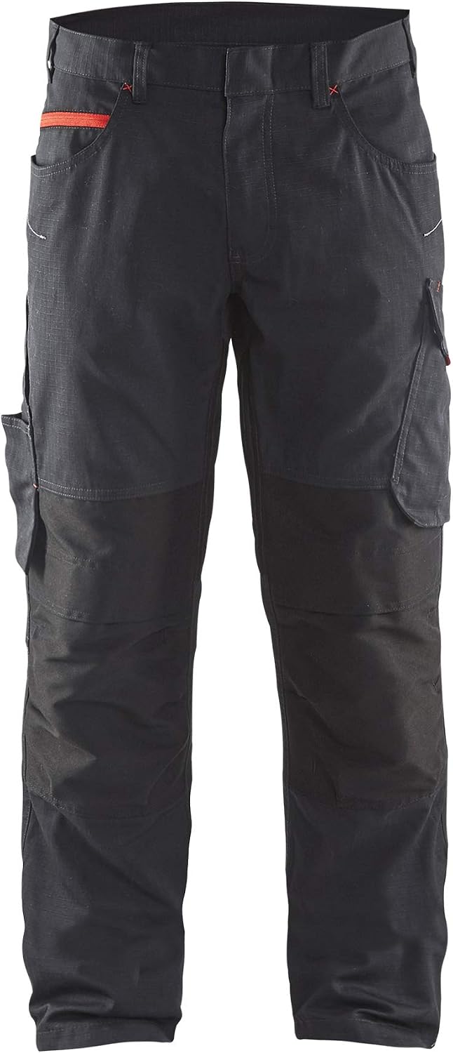 Blakläder 149513309956C48 Service Bundhose Grösse in schwarz/rot, C48 48 Schwarz/Rot, 48 Schwarz/Rot