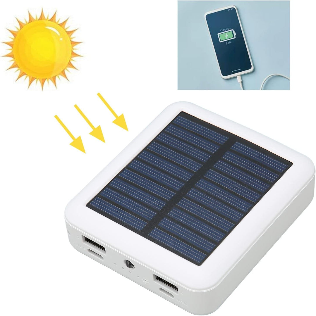 20000mAh Solar Power Bank für Handy-Laptop-Tablet, Mobiles Solar Ladegerät mit 4 USB-Ladekabel, Outd