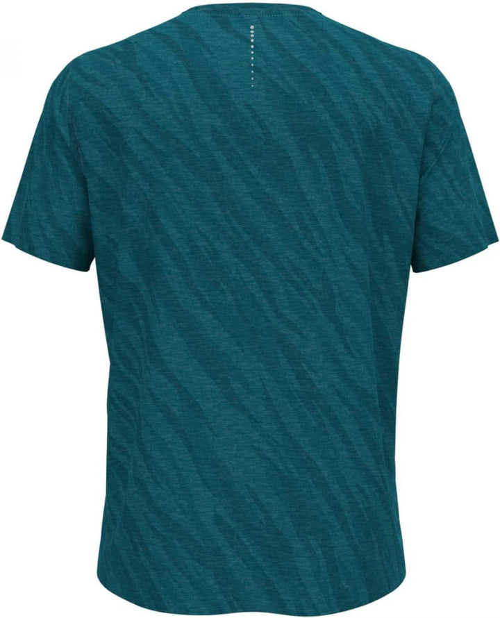 Odlo Herren Zeroweight Engineered Chill-tec_313732 Kurzarm Laufshirt S Saxony Blue Melange, S Saxony