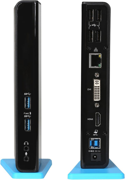 i-tec USB 3.0 Dual Docking Station für Tablets und Notebooks HDMI DVI 2x Full HD+ 2048x1152 + USB Ch